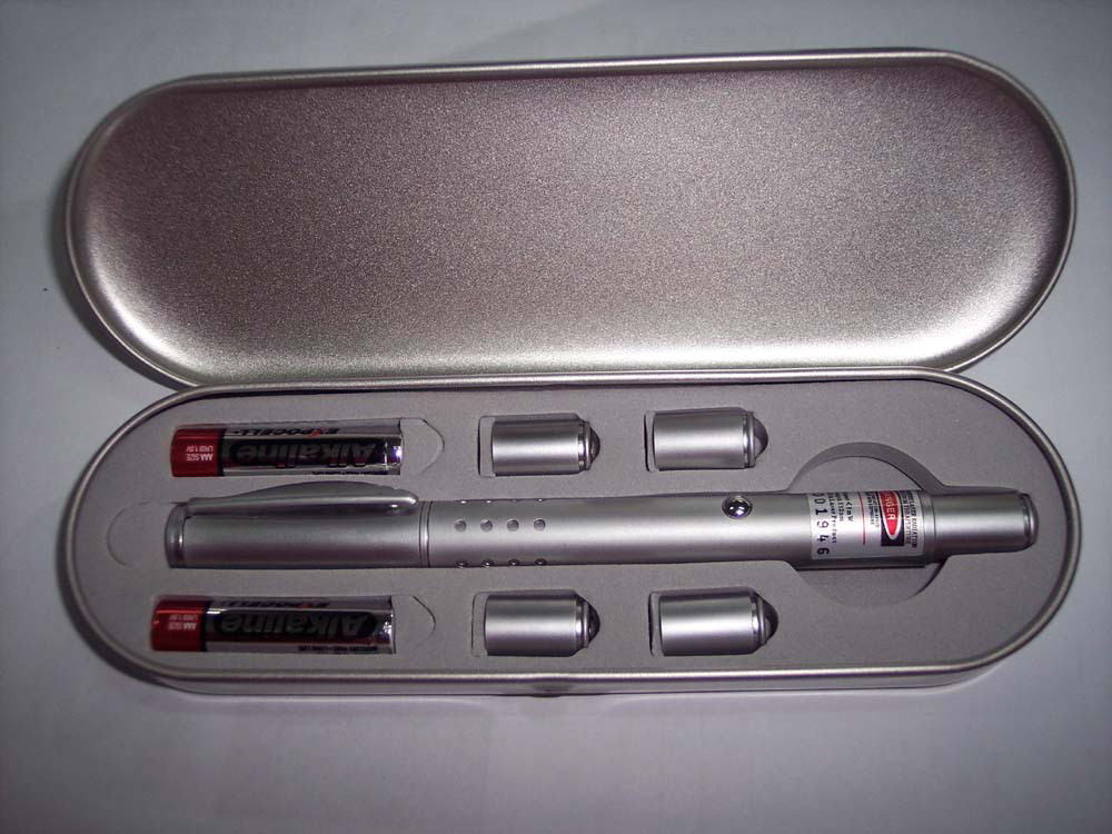 Apuntador Laser Verde con puntas intercambiables